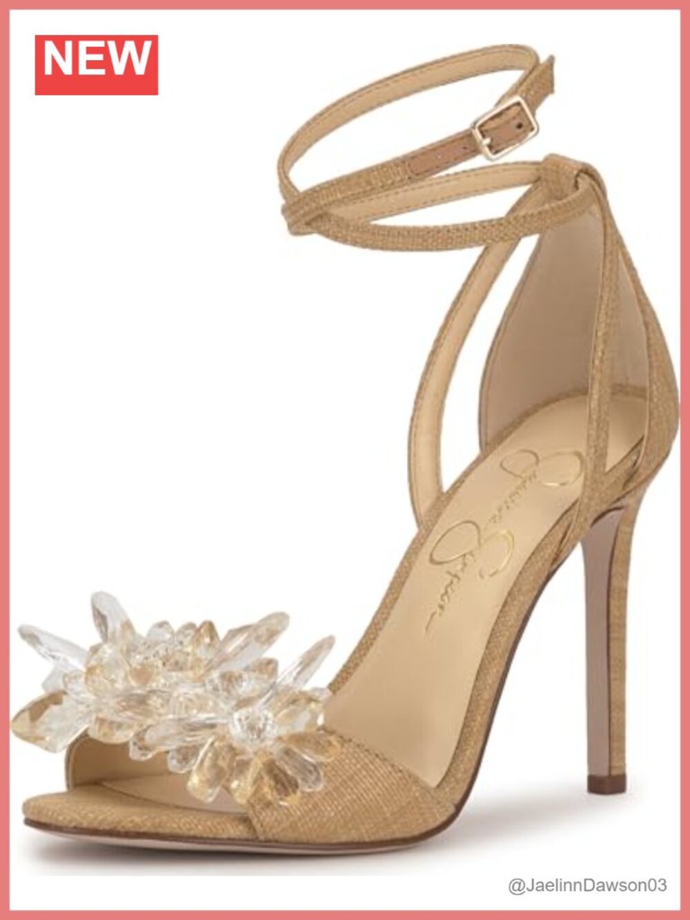Janivah Floral Embellished High Heel Sandals Jute Heeled Sandals Open Toe Ankle